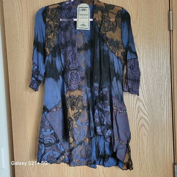 Vintage concepts light weight cardigan womens size small - Picture 1 of 6